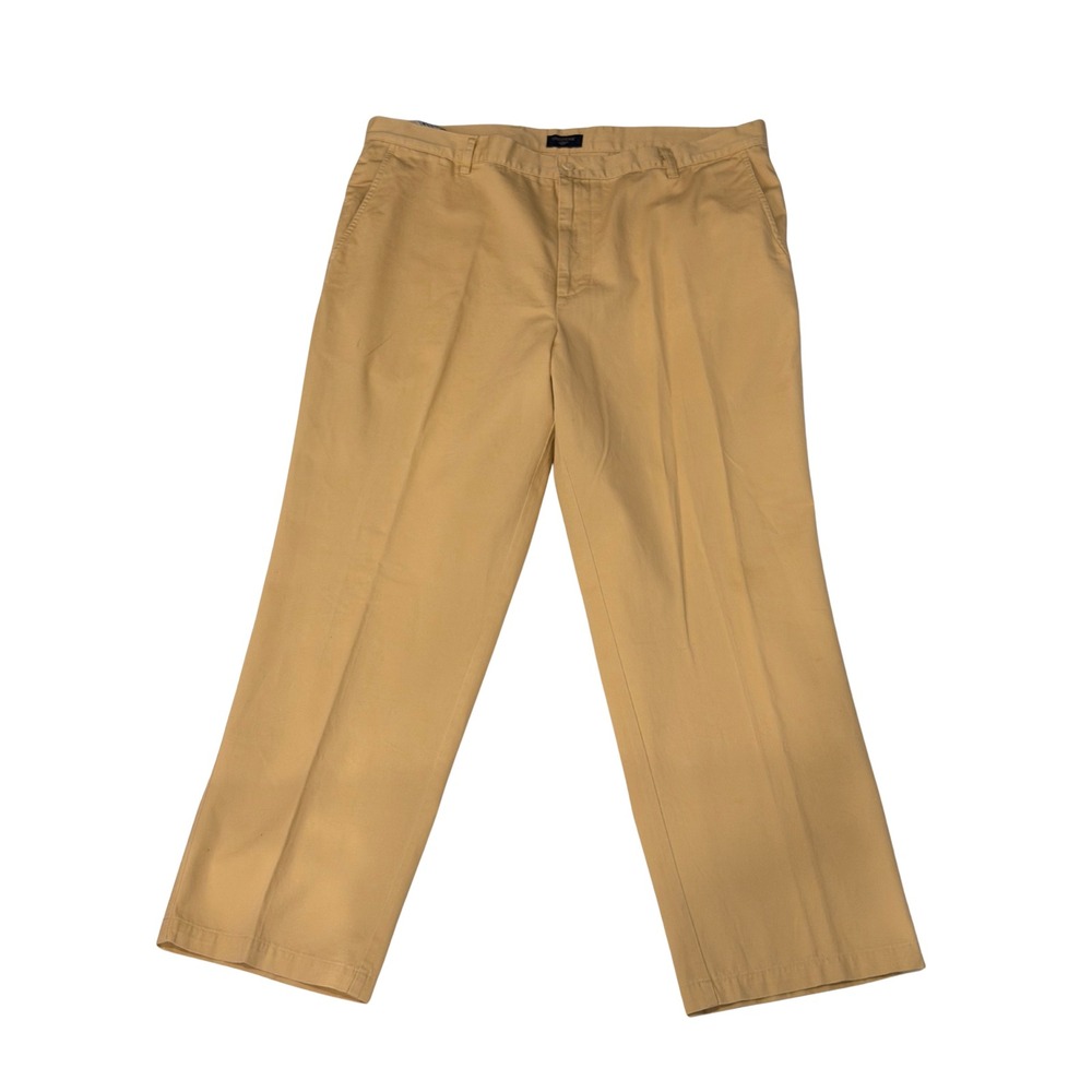 Dockers Mens Tan Khaki Relaxed Fit Cotton Pants 40x30